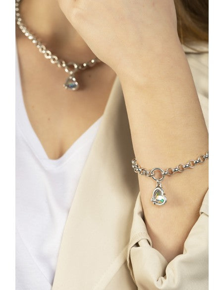 217424 Ciclon bracelet coeur cristal
