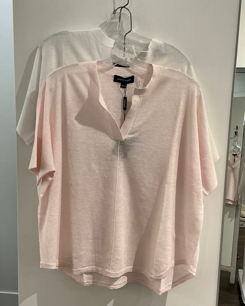 351016 Haut tricot de lin