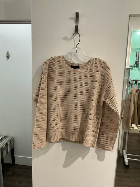351116 Chandail ajouré lurex