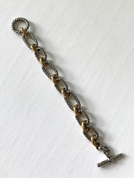 260115 L’Actuel bracelet chaîne2 tons