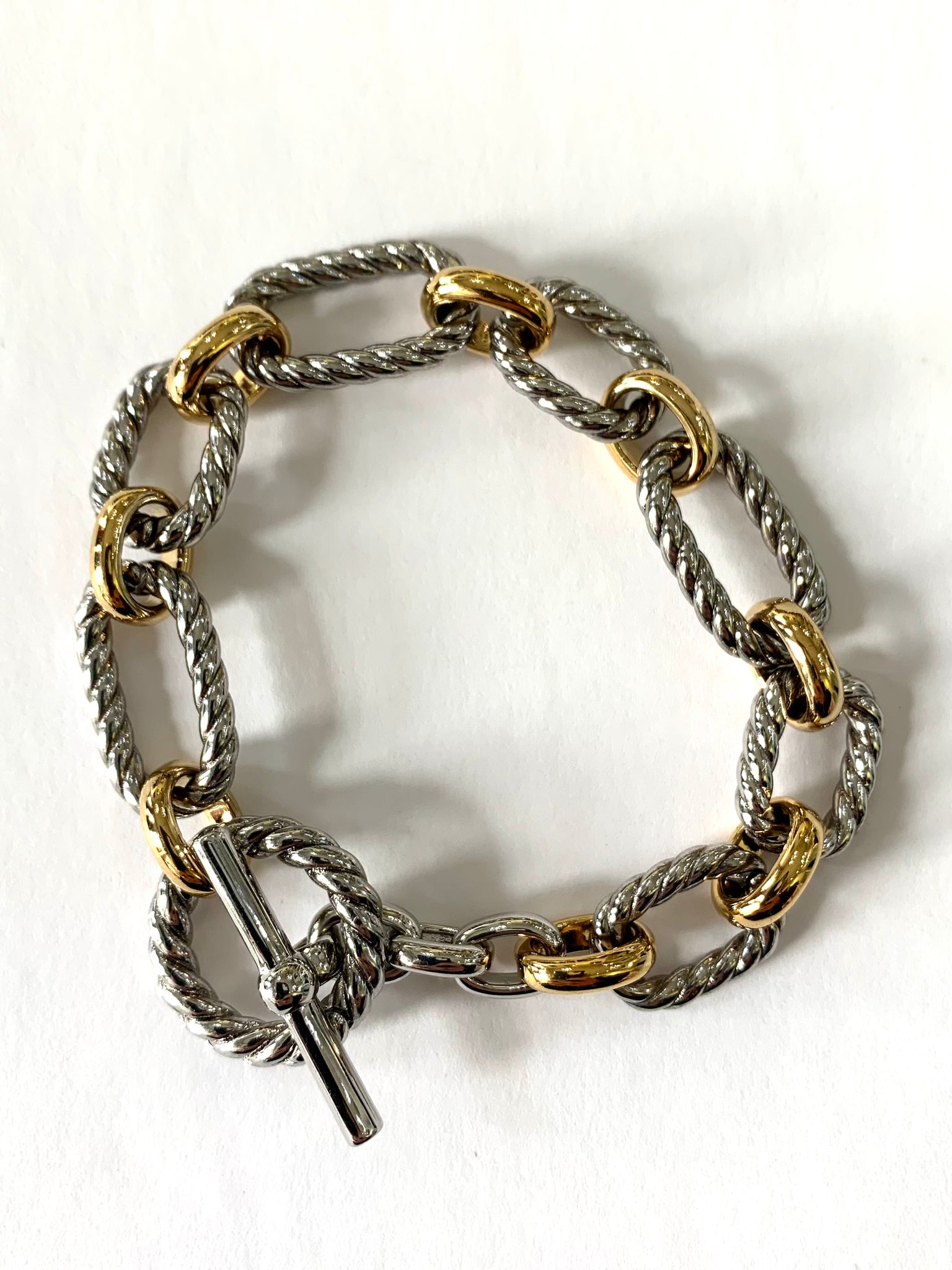 260115 L’Actuel bracelet chaîne2 tons