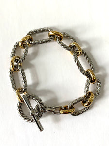 260115 L’Actuel bracelet chaîne2 tons