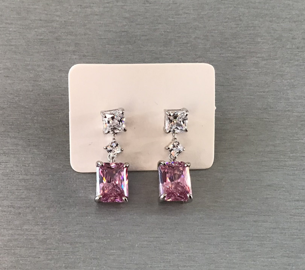 264015 L’Actuel B.O. argent 925 zircons roses