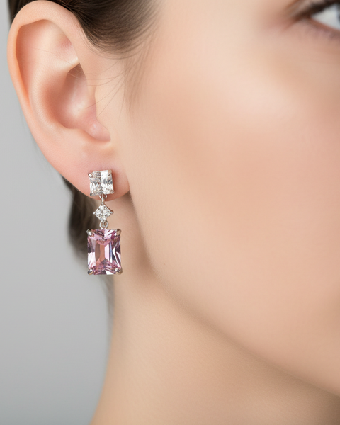 264015 L’Actuel B.O. argent 925 zircons roses