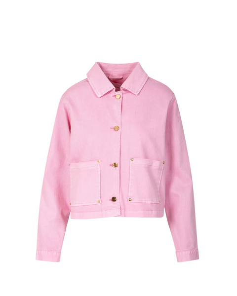 386816 Coster veste en jean rose