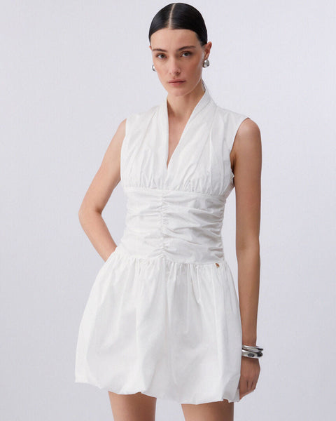 387916 Liu Jo robe ceintrée poplin