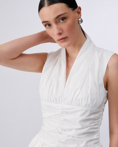 387916 Liu Jo robe ceintrée poplin