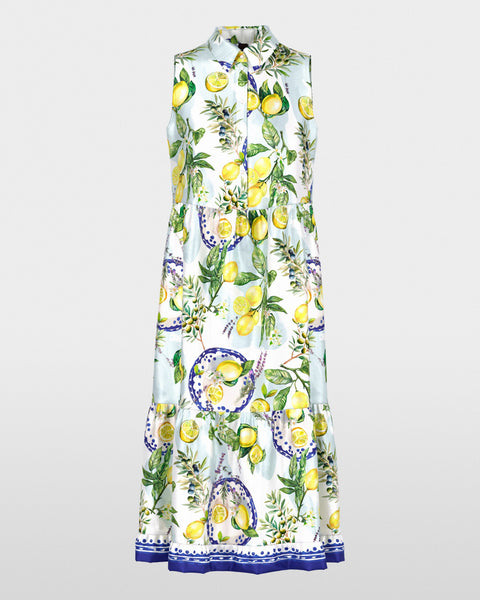 391816 Marc Cain robe imprimée citrons