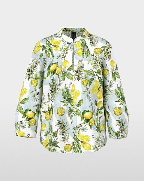 391916 Marc Cain blouse imprimée citrons