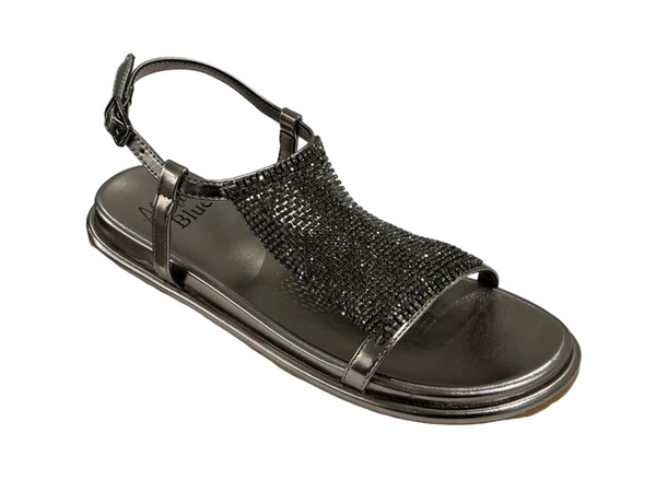 395716 sandales avec mesh de cristaux