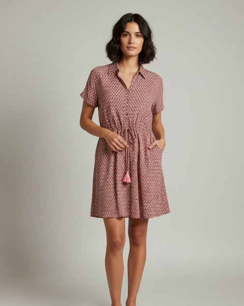 396916 Chacha robe chemisier Exrena T/U