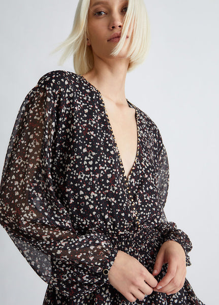 589523 Liu Jo robe vaporeuse noir
