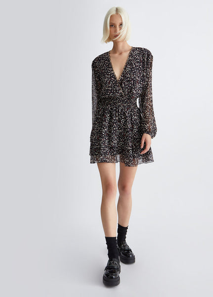 589523 Liu Jo robe vaporeuse noir