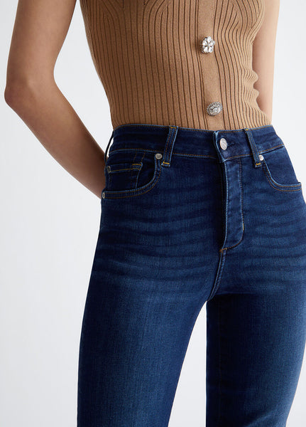 589723 Liu Jo jeans droit foncé