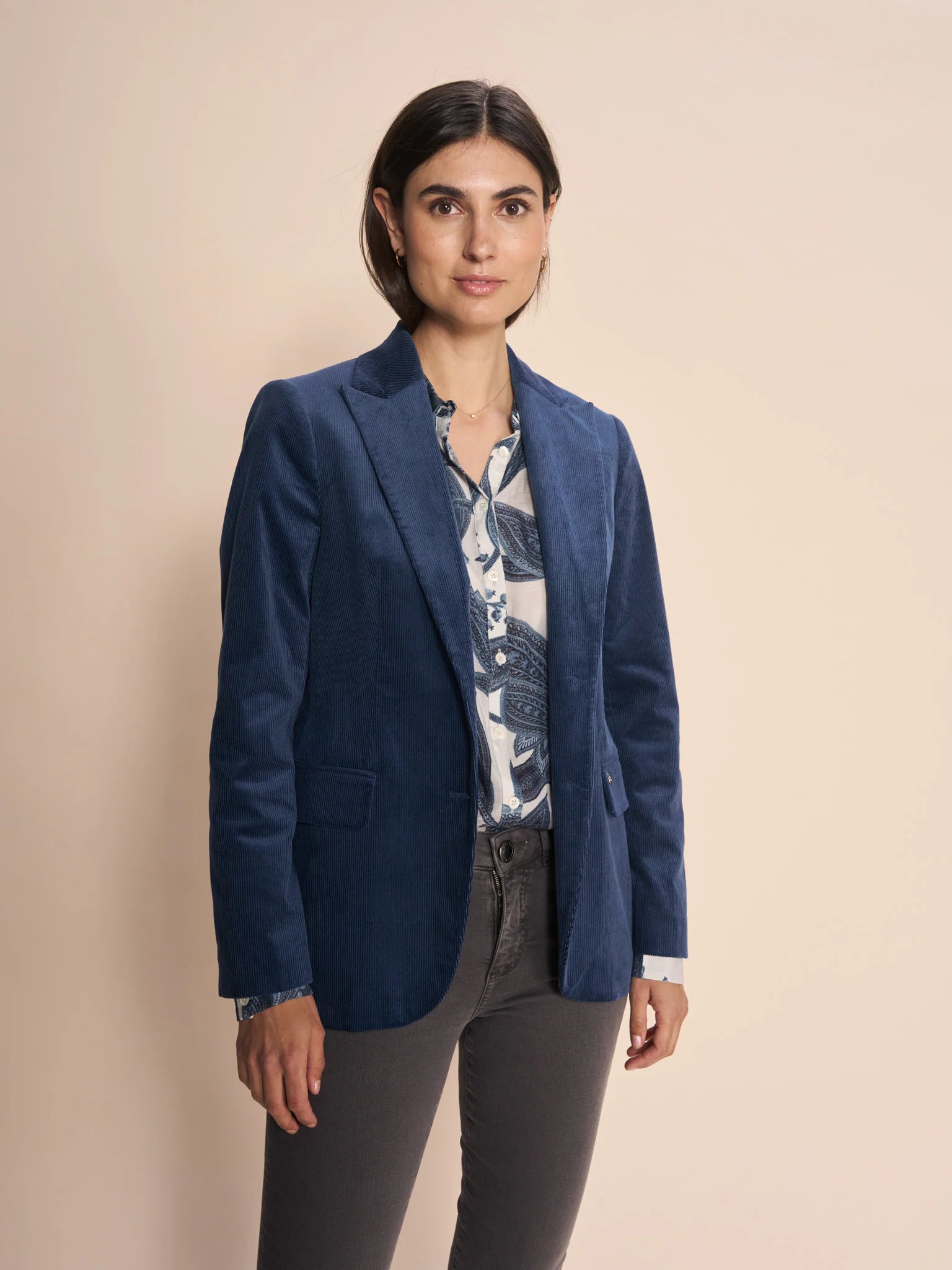 578723 MosMosh blazer bleu sarcelle corduroy