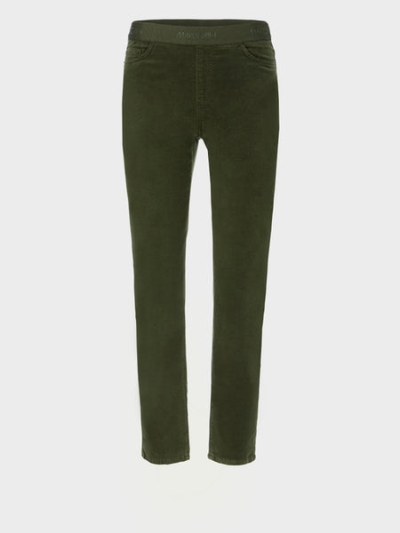 584323 Marccain pantalon velours vert