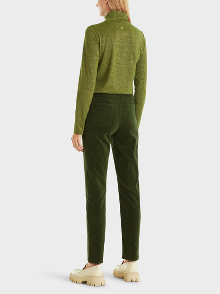 584323 Marccain pantalon velours vert