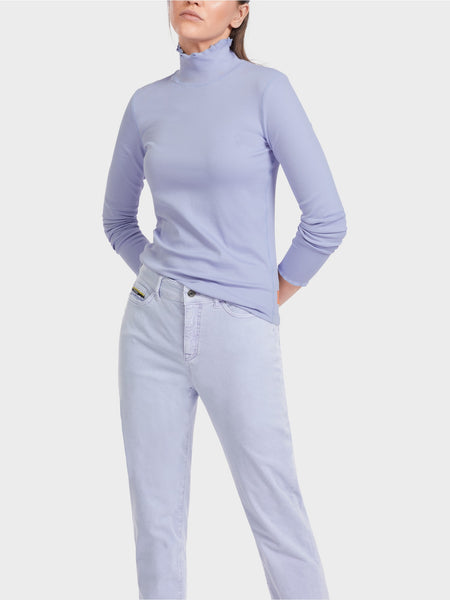 584223 Marccain chandail col roulé lilas