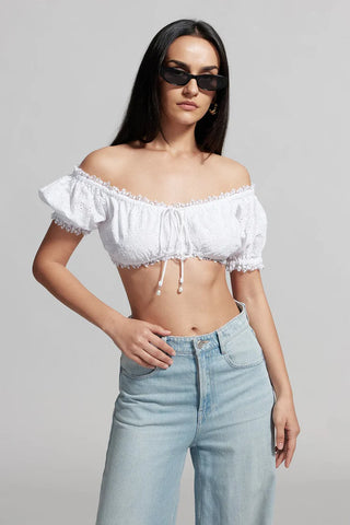 200524 Miss sixty top en dentelle