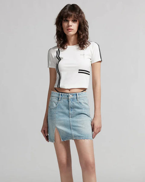 201724  Miss Sixty mini jupe jean