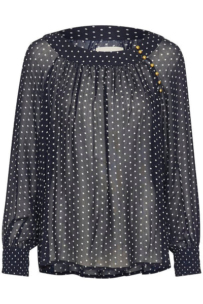 213024 PartTwo blouse avec petit pois