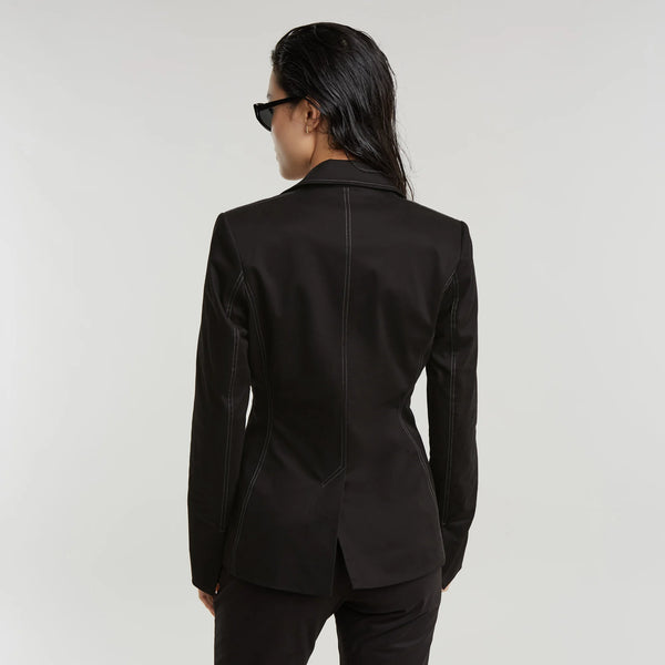 225624 G-Star veston ajusté noir coutures apparentes