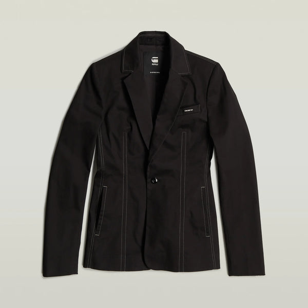 225624 G-Star veston ajusté noir coutures apparentes