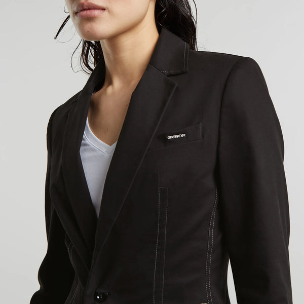 225624 G-Star veston ajusté noir coutures apparentes