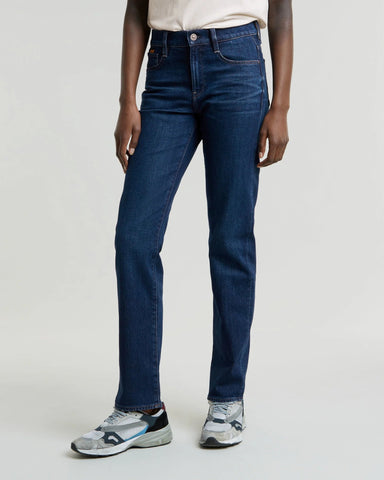226024 G-Star jean jambe droite indigo délavé