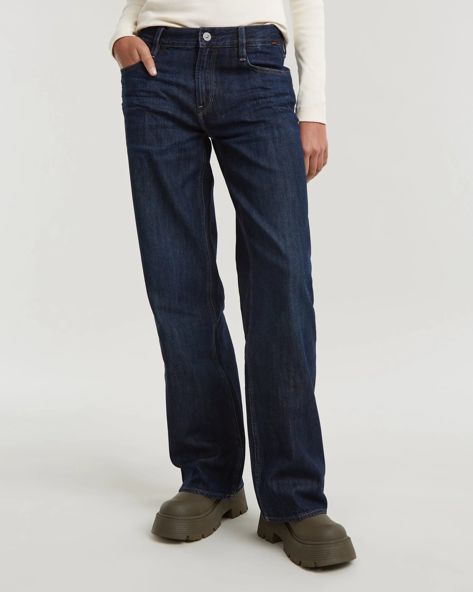 226224 G-Star jean jambe droite foncé