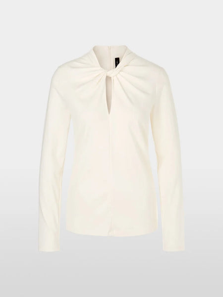 226824 Marccain chandail twist au col crème