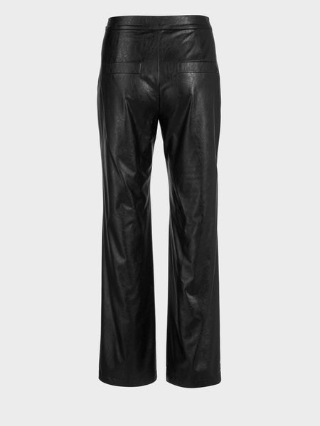 227024 Marccain pantalon cuir synthétique noir