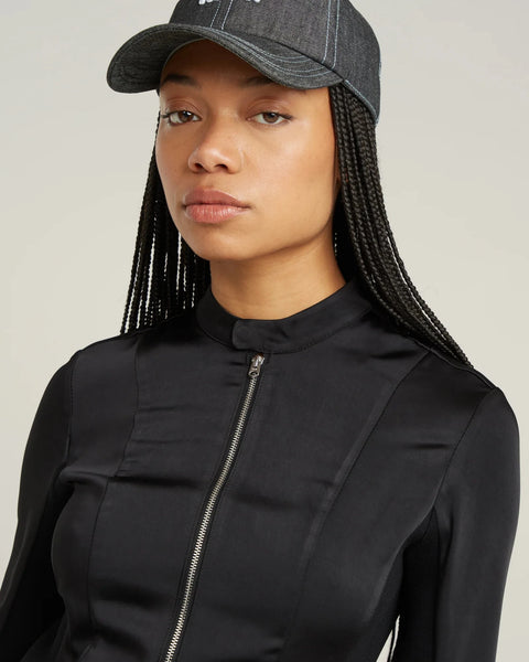 252624 G-Star robe ajustée satinée noir