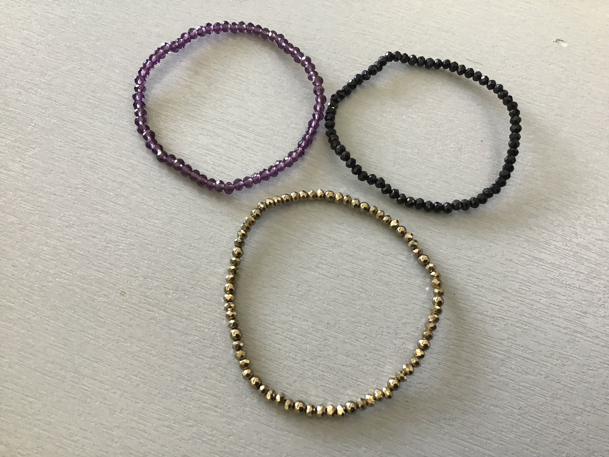586323 Italie bracelet élastique cristaux