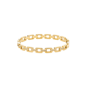 624423 Tocara bracelet clip maille carré gold