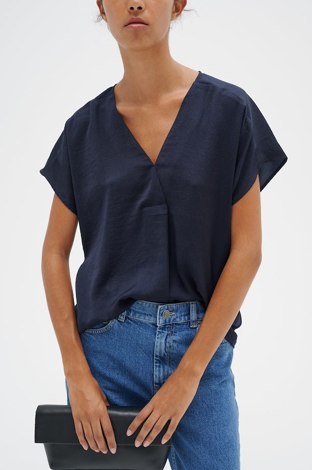 653514 Inwear haut satiné