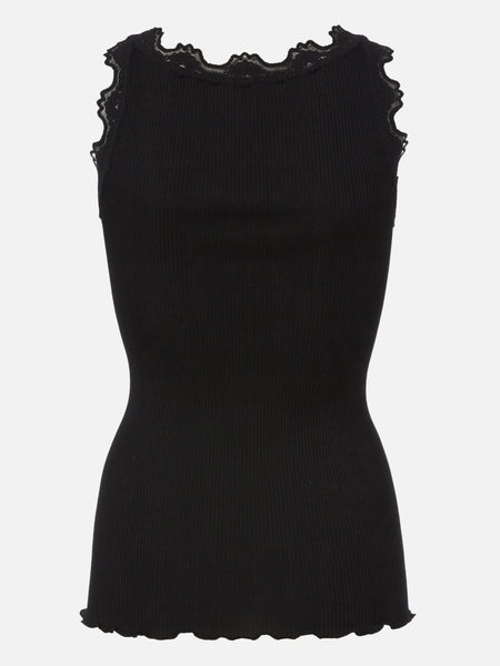 004 Rosemunde camisole courte dentelle dans le haut