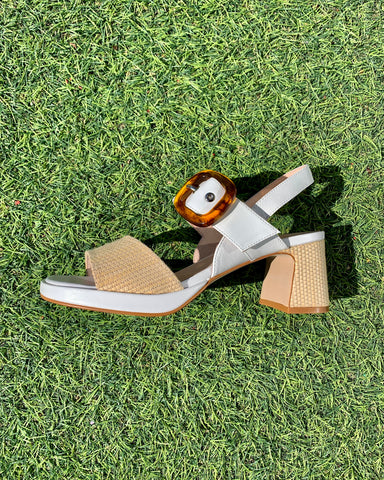 300115 Tamara/London Sandale Saffron White Combo