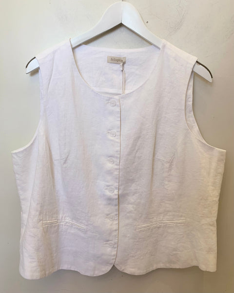 270315 JcSophie veste lin blanc