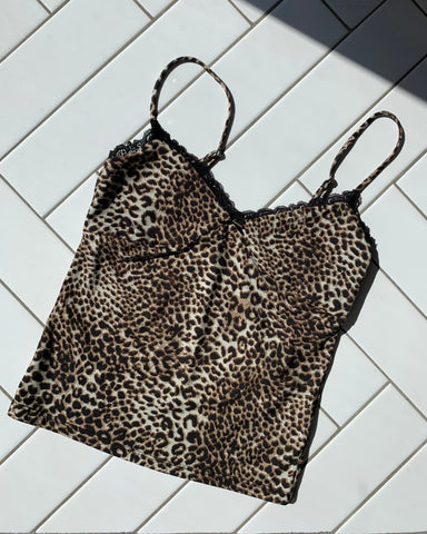 271715 Miss Sixty camisole léopard