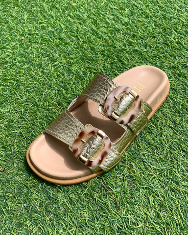 328115 Pixy sandale cuir or