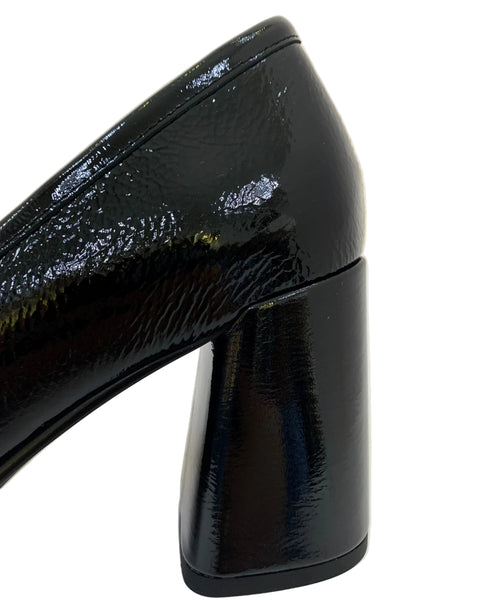 377525 Tamara loafer à talons noirs SMALE