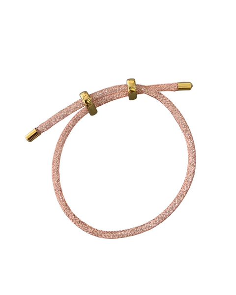 394116 L'Actuel bracelet filet rose et gold