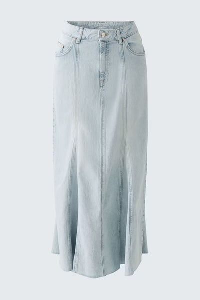308415 Oui jupe Maxi denim skirt