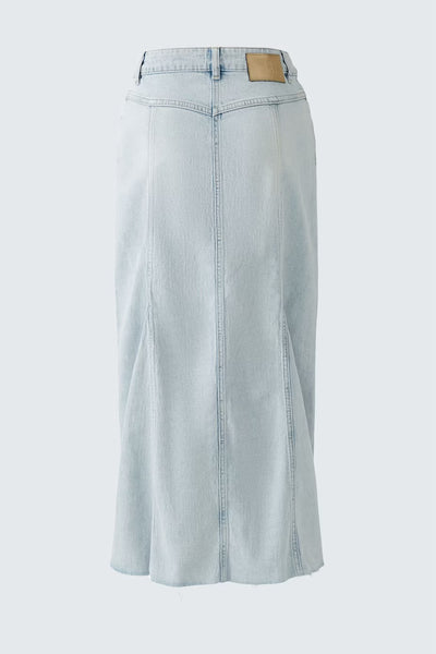 308415 Oui jupe Maxi denim skirt