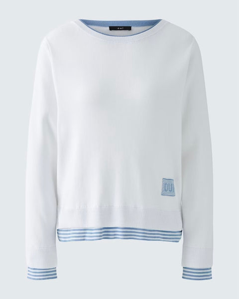 322415 Oui tricot blanc LEEZA