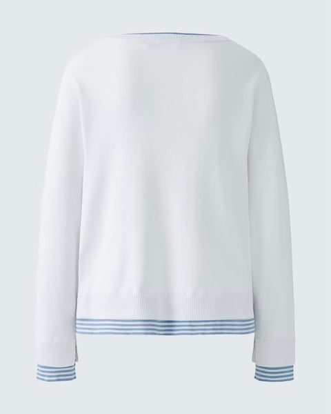 322415 Oui tricot blanc LEEZA