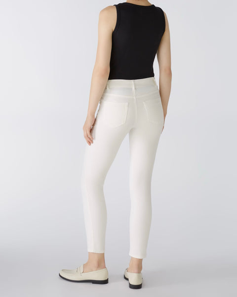 274315 Oui jean jegging crème Baxtor