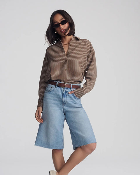321315 Mavi jeans bermuda Akira Light Blue 90's