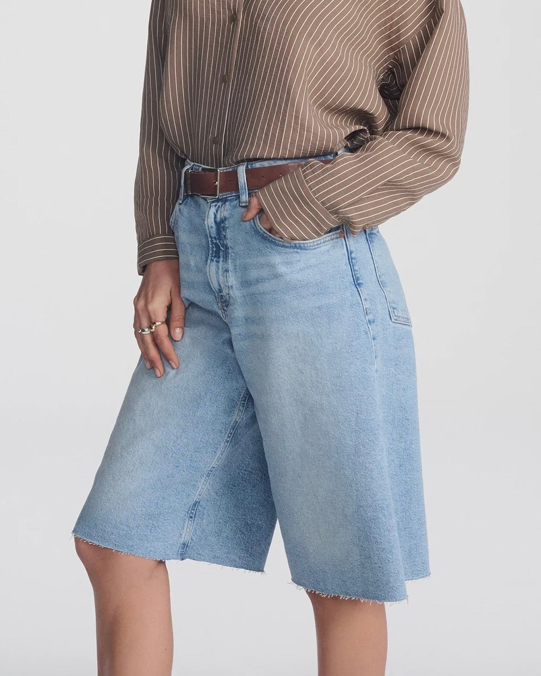 321315 Mavi jeans bermuda Akira Light Blue 90's